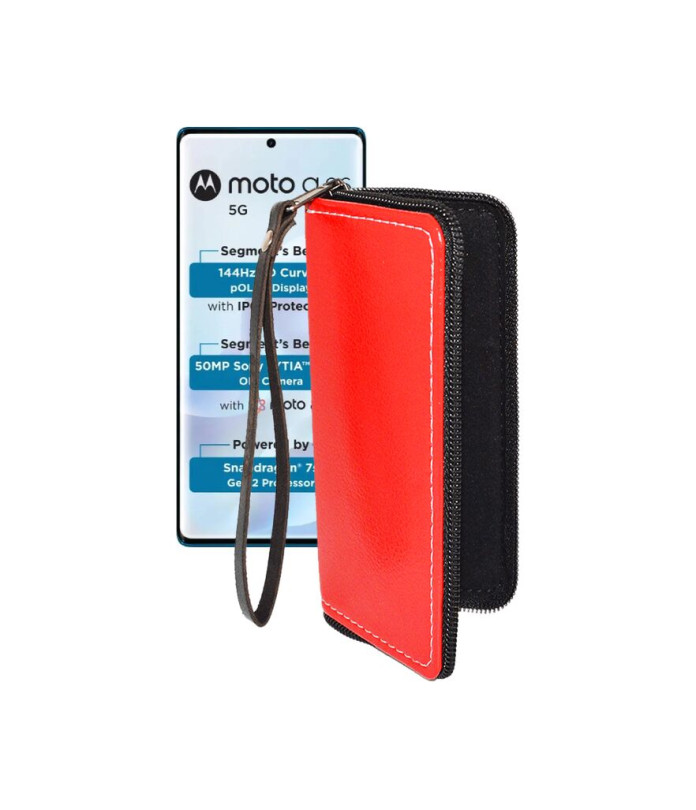 Чохол-гаманець з екошкіри для телефону Motorola Moto G96 5G