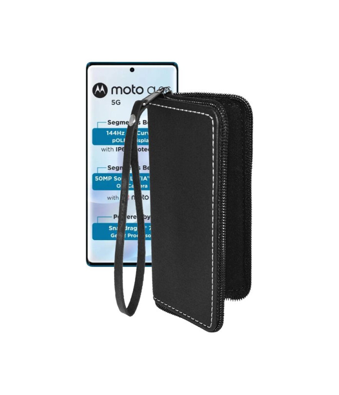 Чохол-гаманець з екошкіри для телефону Motorola Moto G96 5G