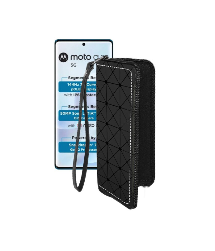 Чохол-гаманець з екошкіри для телефону Motorola Moto G96 5G