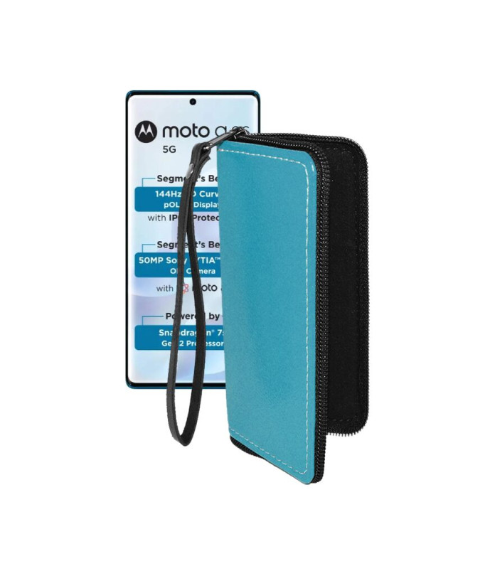 Чохол-гаманець з екошкіри для телефону Motorola Moto G96 5G