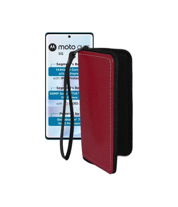 Чохол-гаманець з екошкіри для телефону Motorola Moto G96 5G