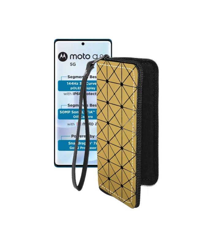 Чохол-гаманець з екошкіри для телефону Motorola Moto G96 5G