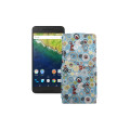 Чохол-флип з екошкіри для телефону Huawei Nexus 6p