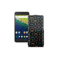 Чохол-флип з екошкіри для телефону Huawei Nexus 6p