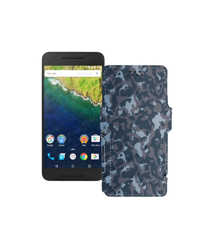 Чохол-книжка з екошкіри для телефону Huawei Nexus 6p