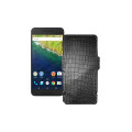 Чохол-книжка з екошкіри для телефону Huawei Nexus 6p