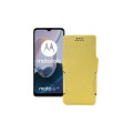 Чохол-книжка з екошкіри для телефону Motorola Moto E22 (E22i)