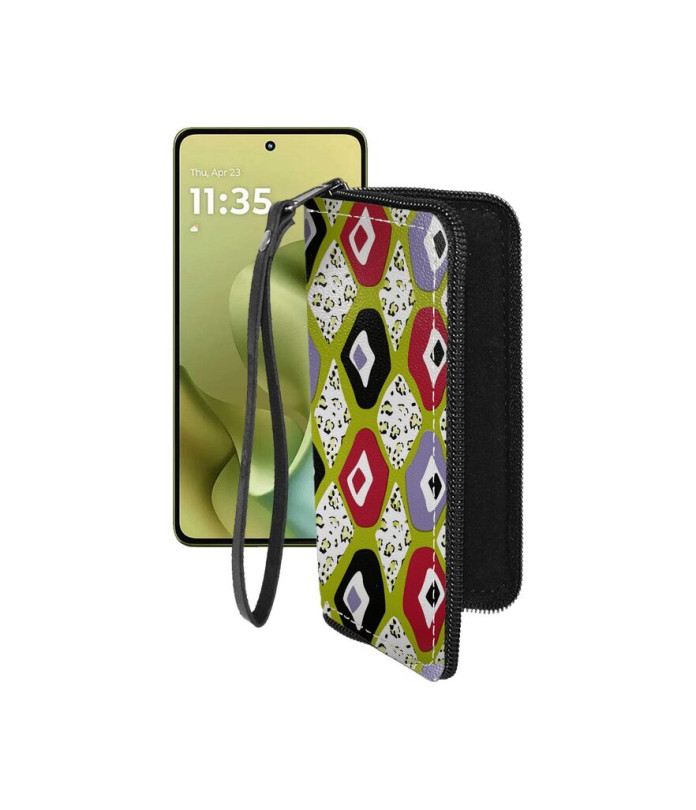 Чохол-гаманець з екошкіри для телефону Motorola Moto G86