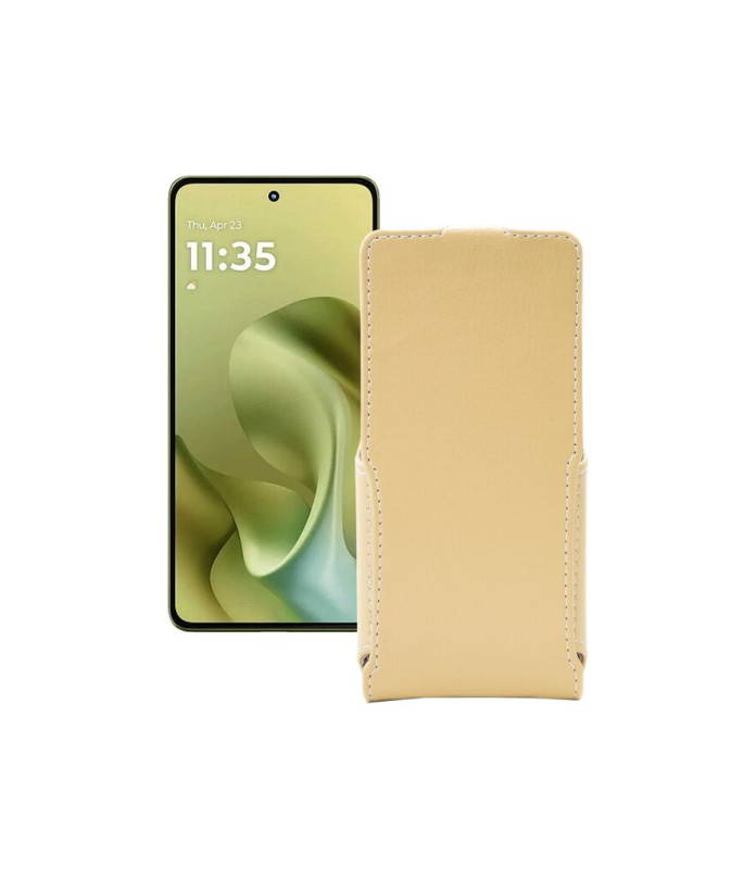 Чохол-флип з екошкіри для телефону Motorola Moto G86