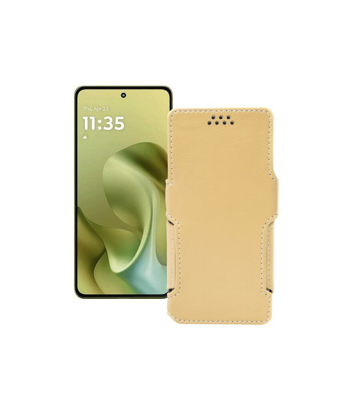 Чохол-книжка з екошкіри для телефону Motorola Moto G86