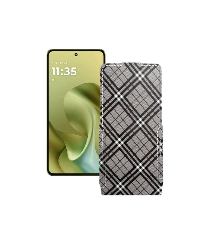 Чохол-флип з екошкіри для телефону Motorola Moto G86