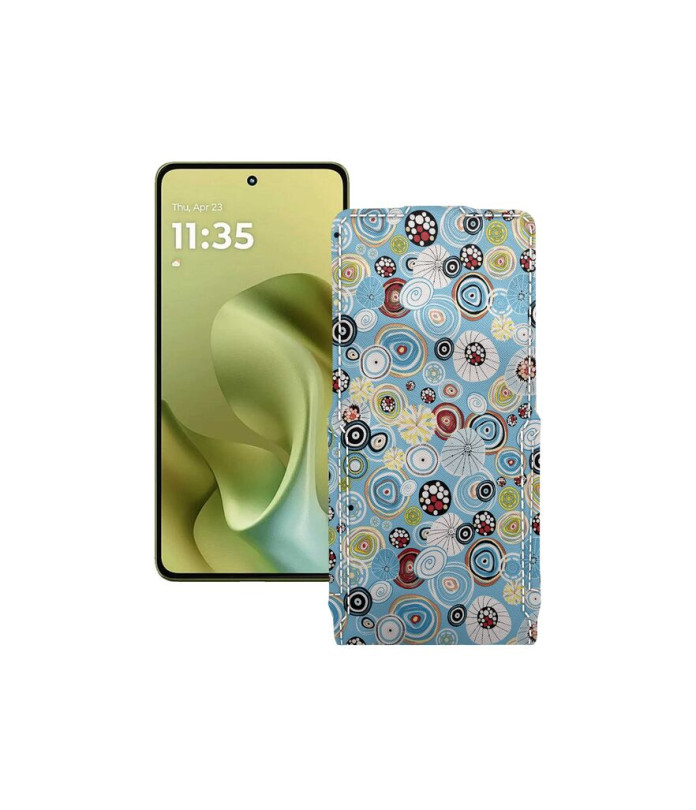 Чохол-флип з екошкіри для телефону Motorola Moto G86