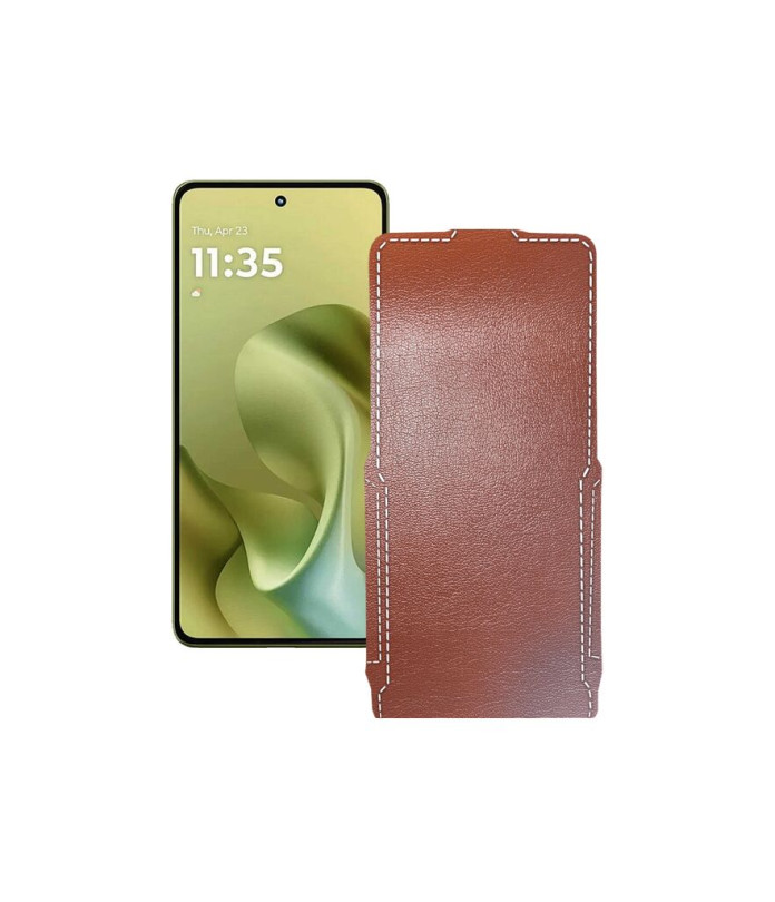 Чохол-флип з екошкіри для телефону Motorola Moto G86