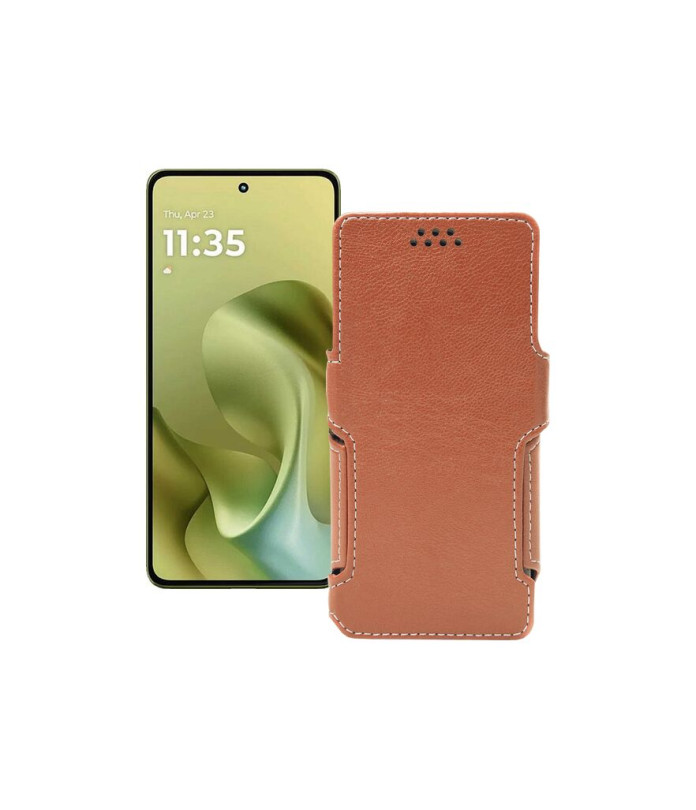 Чохол-книжка з екошкіри для телефону Motorola Moto G86