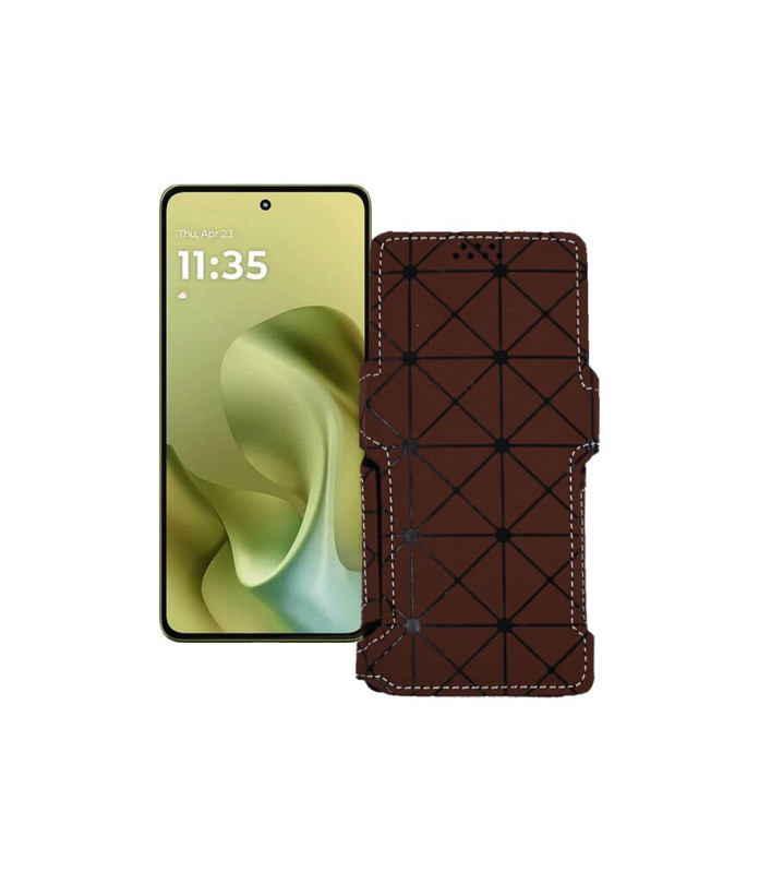 Чохол-книжка з екошкіри для телефону Motorola Moto G86