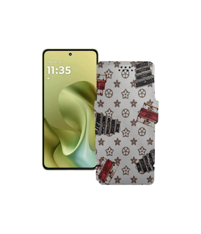 Чохол-книжка з екошкіри для телефону Motorola Moto G86