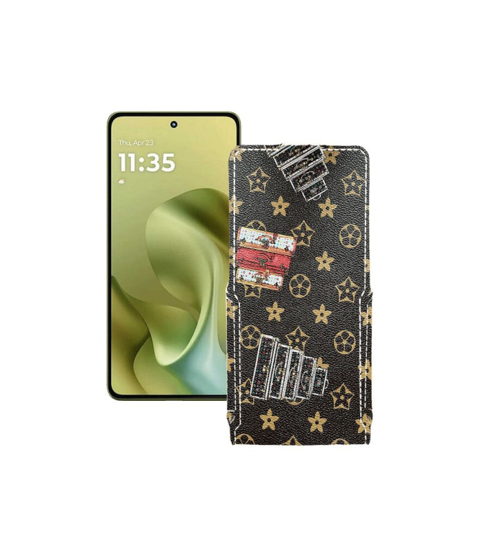 Чохол-флип з екошкіри для телефону Motorola Moto G86