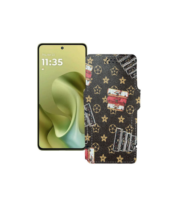 Чохол-книжка з екошкіри для телефону Motorola Moto G86