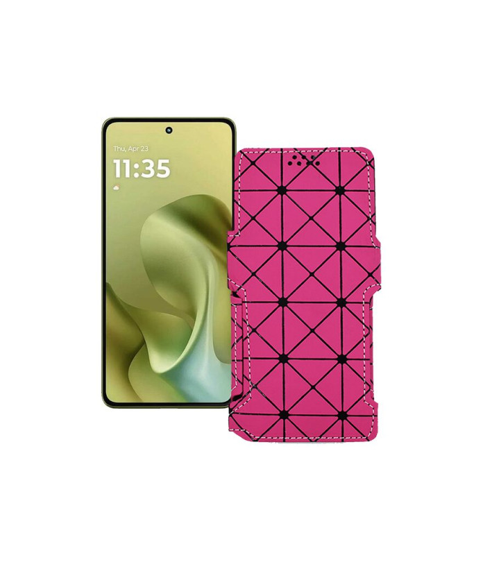 Чохол-книжка з екошкіри для телефону Motorola Moto G86