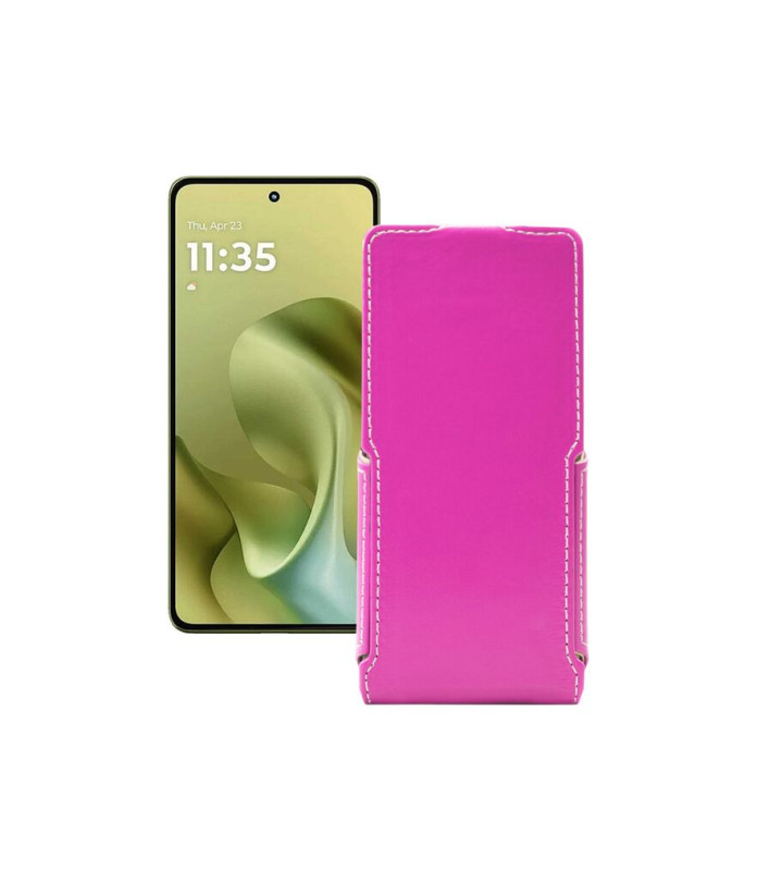 Чохол-флип з екошкіри для телефону Motorola Moto G86