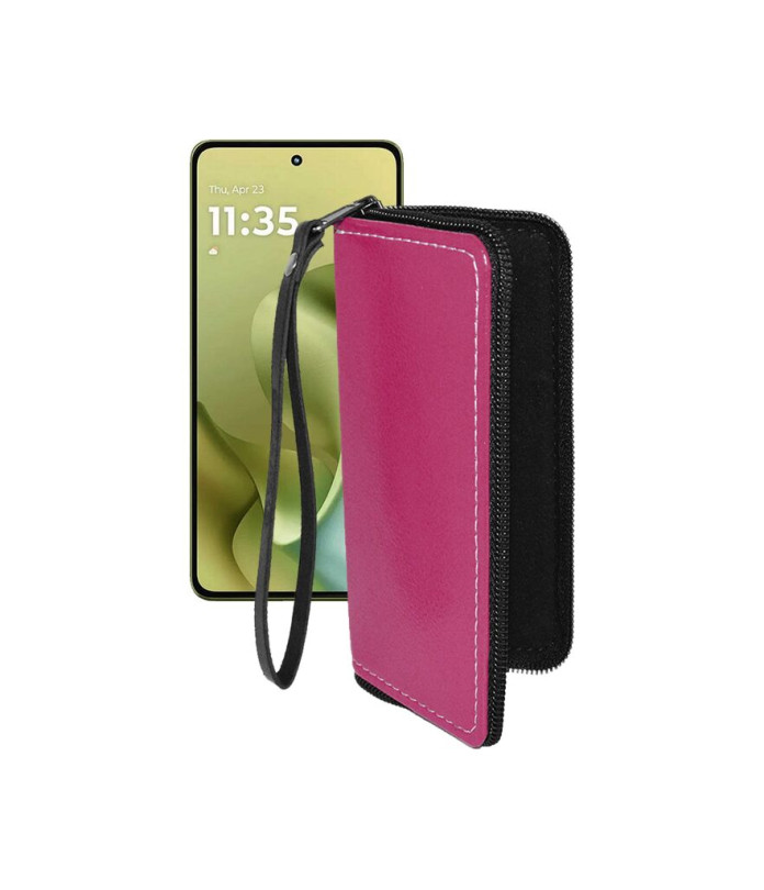 Чохол-гаманець з екошкіри для телефону Motorola Moto G86