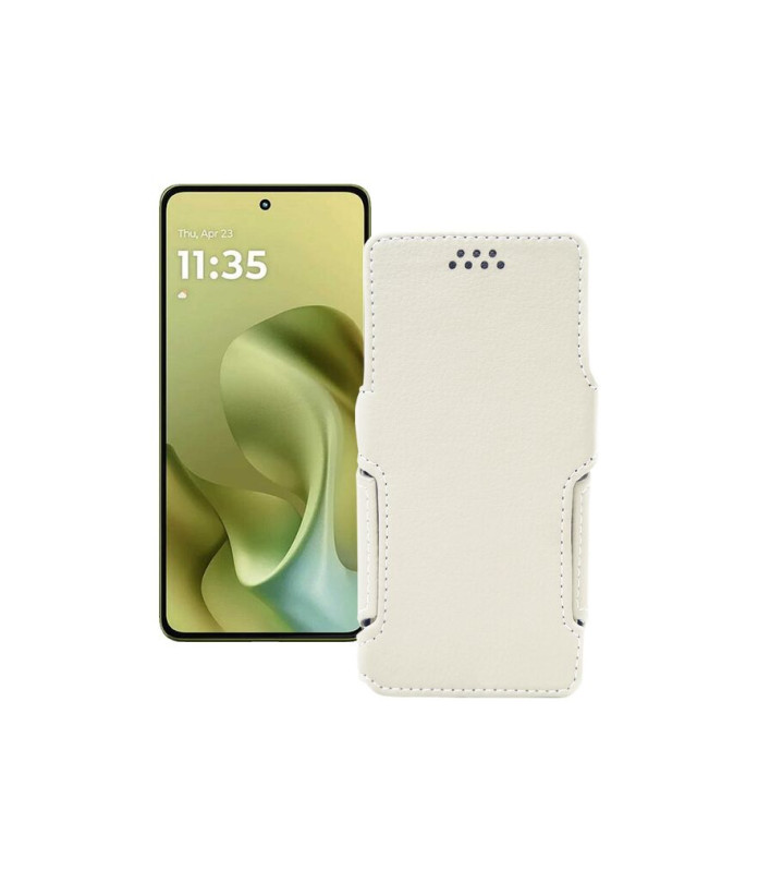 Чохол-книжка з екошкіри для телефону Motorola Moto G86