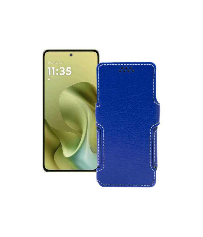 Чохол-книжка з екошкіри для телефону Motorola Moto G86