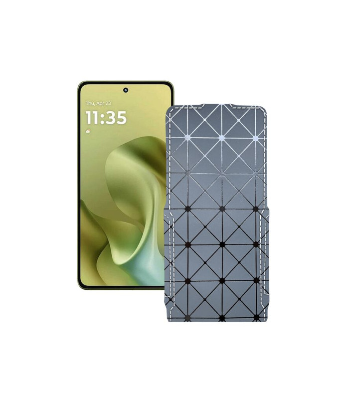 Чохол-флип з екошкіри для телефону Motorola Moto G86