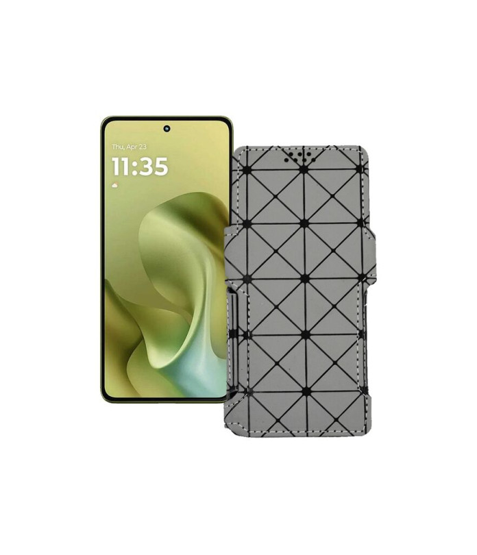 Чохол-книжка з екошкіри для телефону Motorola Moto G86