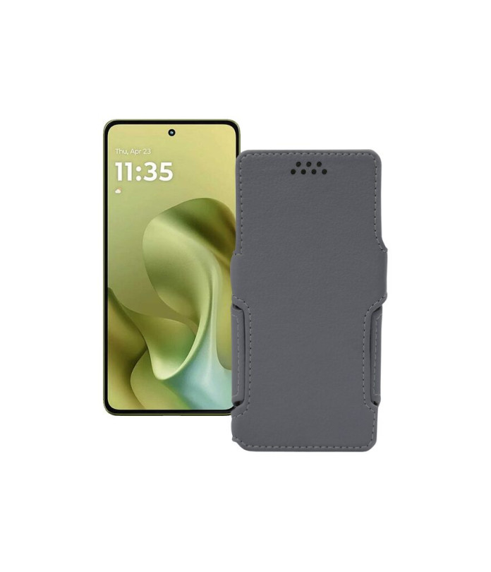 Чохол-книжка з екошкіри для телефону Motorola Moto G86