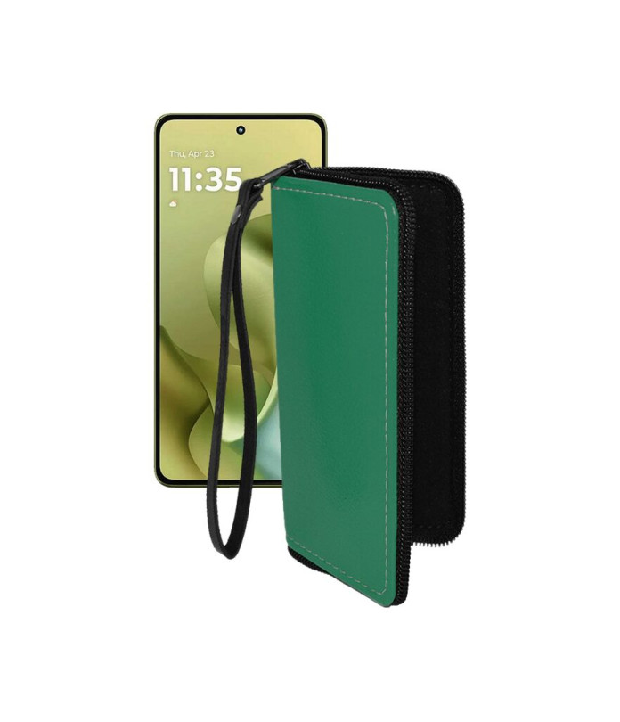 Чохол-гаманець з екошкіри для телефону Motorola Moto G86