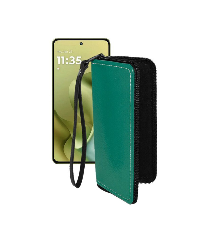 Чохол-гаманець з екошкіри для телефону Motorola Moto G86