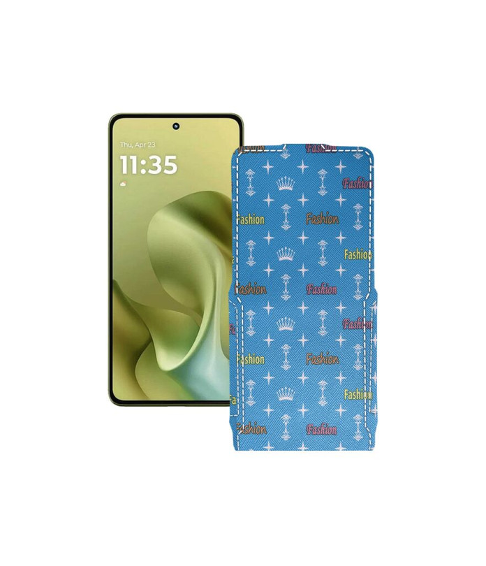 Чохол-флип з екошкіри для телефону Motorola Moto G86