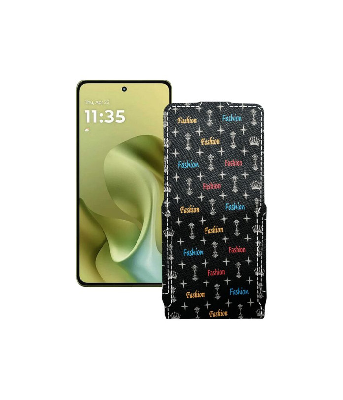 Чохол-флип з екошкіри для телефону Motorola Moto G86