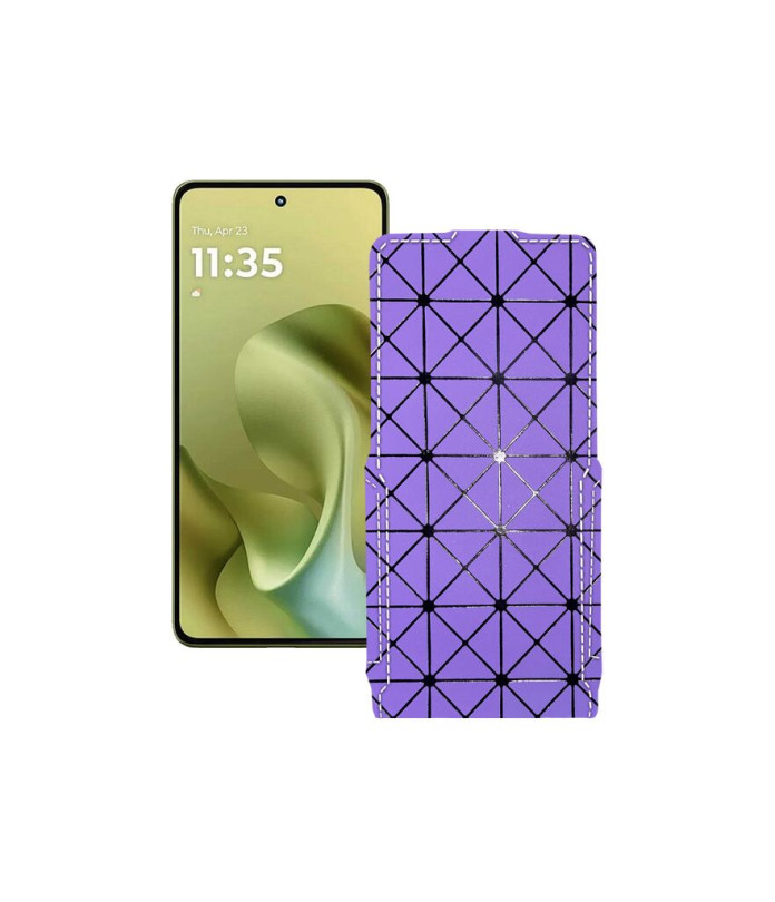 Чохол-флип з екошкіри для телефону Motorola Moto G86