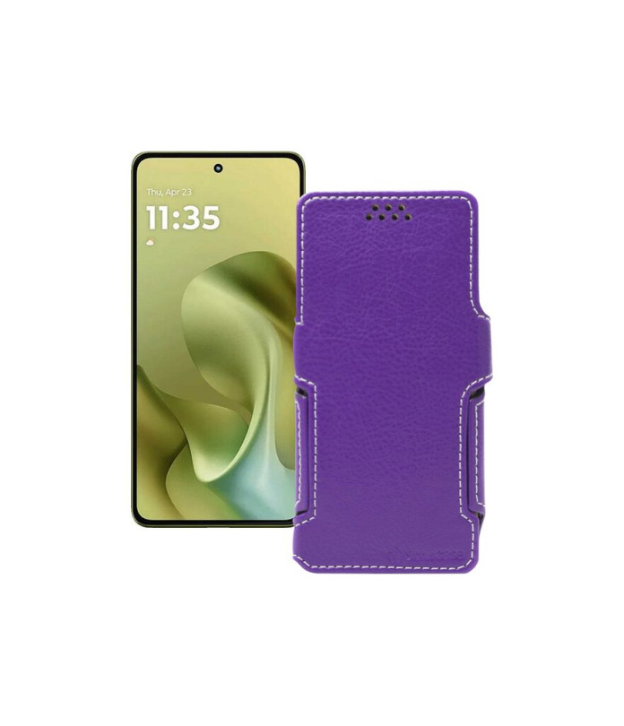 Чохол-книжка з екошкіри для телефону Motorola Moto G86