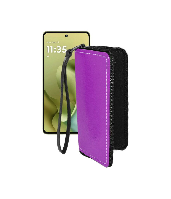 Чохол-гаманець з екошкіри для телефону Motorola Moto G86