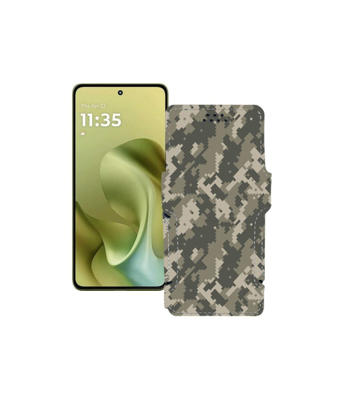 Чохол-книжка з екошкіри для телефону Motorola Moto G86