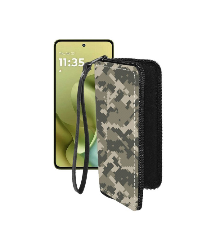 Чохол-гаманець з екошкіри для телефону Motorola Moto G86