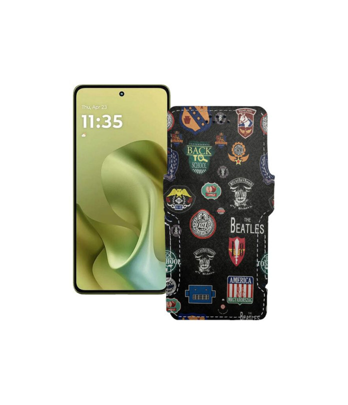 Чохол-книжка з екошкіри для телефону Motorola Moto G86