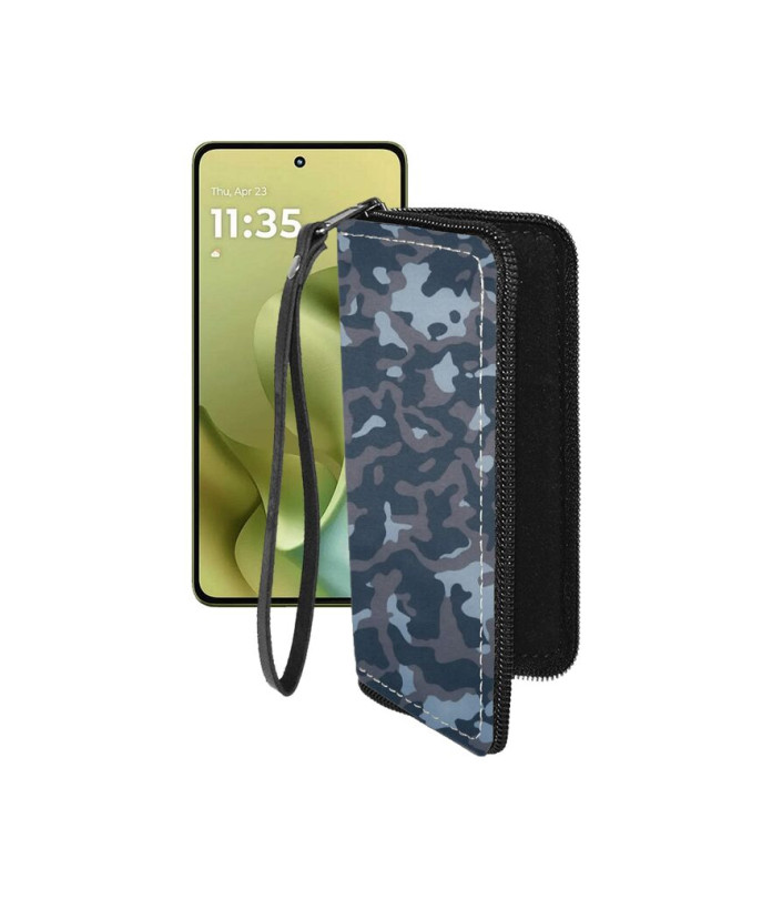 Чохол-гаманець з екошкіри для телефону Motorola Moto G86