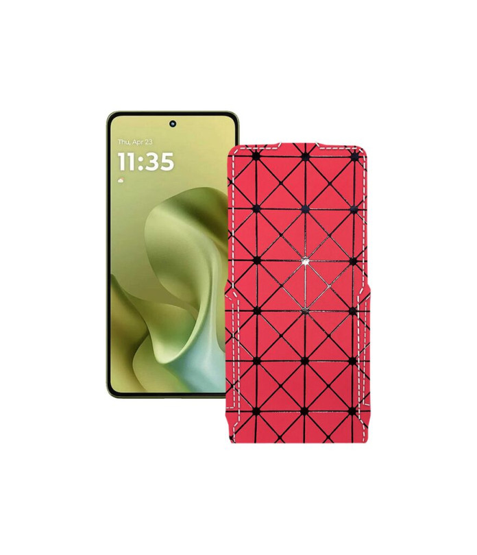 Чохол-флип з екошкіри для телефону Motorola Moto G86