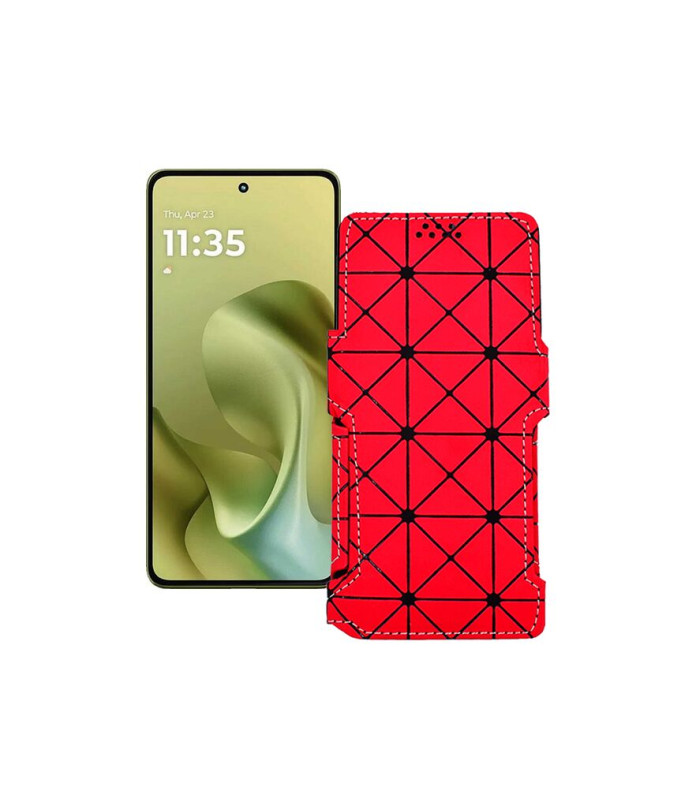 Чохол-книжка з екошкіри для телефону Motorola Moto G86