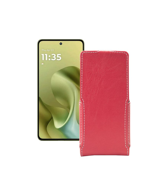 Чохол-флип з екошкіри для телефону Motorola Moto G86