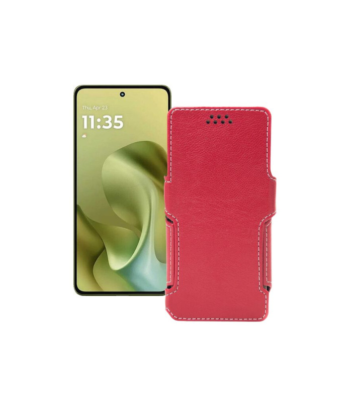 Чохол-книжка з екошкіри для телефону Motorola Moto G86