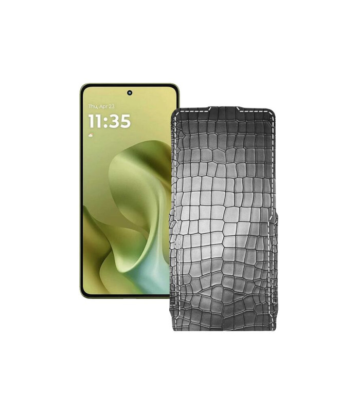 Чохол-флип з екошкіри для телефону Motorola Moto G86