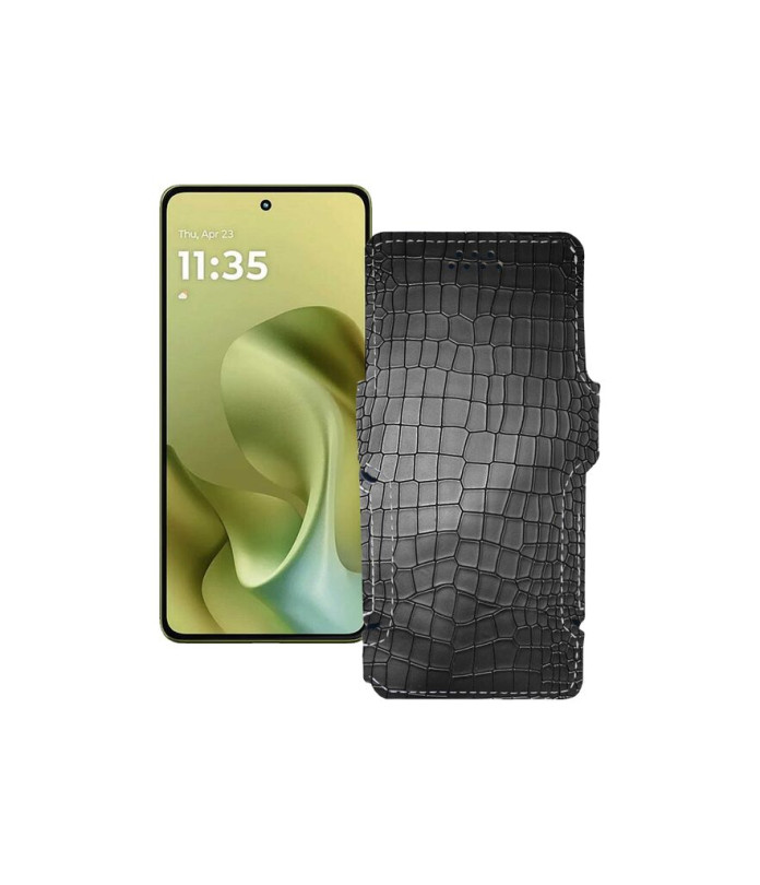 Чохол-книжка з екошкіри для телефону Motorola Moto G86