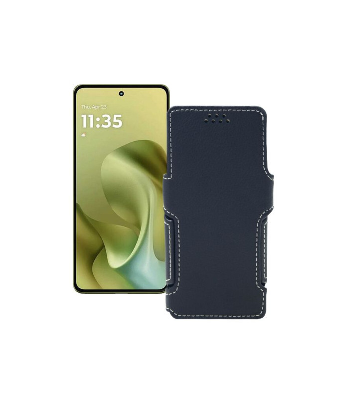 Чохол-книжка з екошкіри для телефону Motorola Moto G86