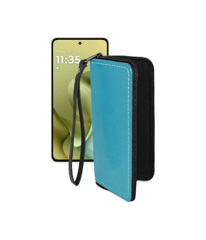 Чохол-гаманець з екошкіри для телефону Motorola Moto G86