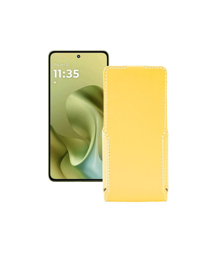 Чохол-флип з екошкіри для телефону Motorola Moto G86